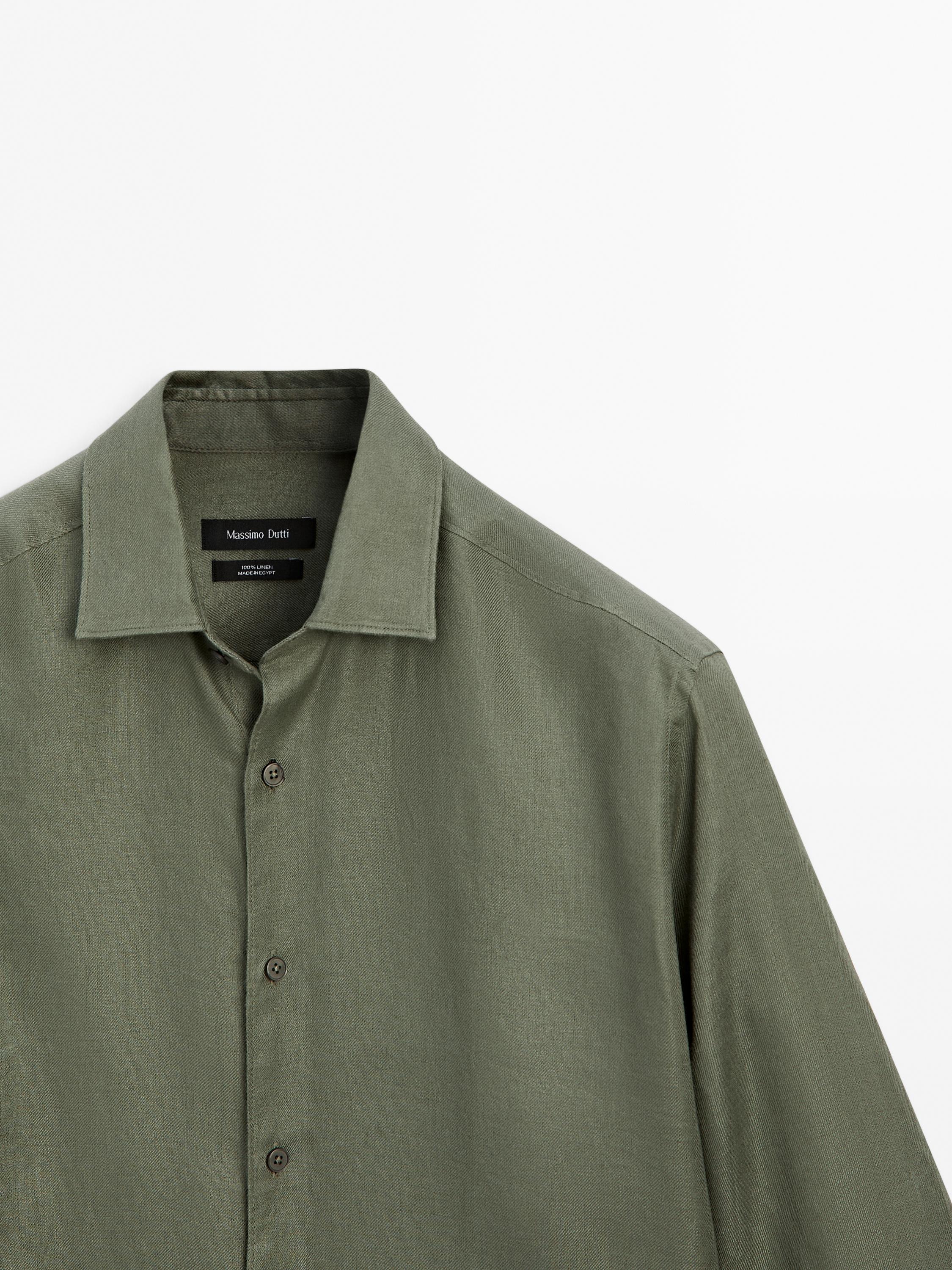 Lightweight regular fit twill shirt
